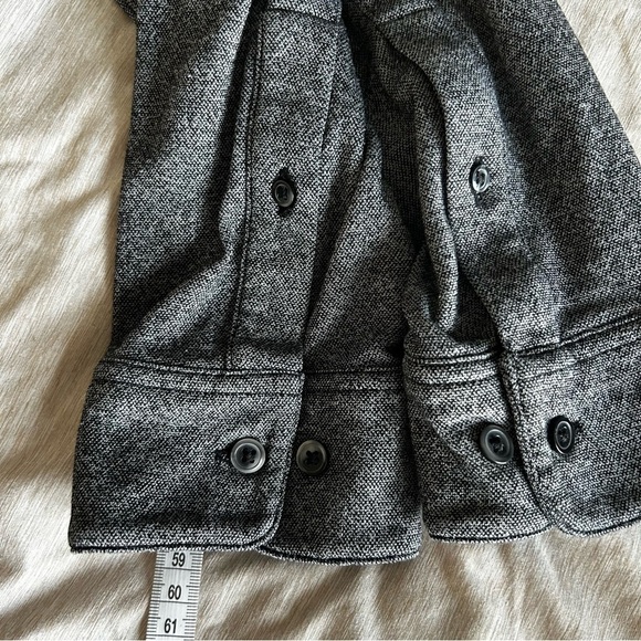 Marc Anthony Charcoal Heather Grey Button Down Soft Shirt - Picture 9 of 12